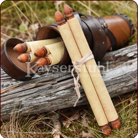 Römische Capsa (Schriftrollenbehälter) aus Leder