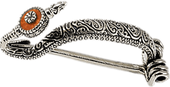 Keltische Fibel "Schosshalde" aus 925er Silber