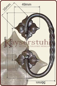 Handgeschmiedeter Griff 02