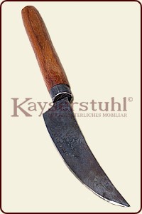 Mittelalterliches Tafelmesser mit Holzgriff