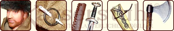 Wikinger mit Axt - Ausr&uuml;stungsdetails
