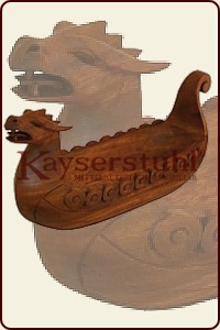 Wikingerschiff in Schalenform