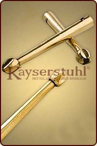 Nestelpitzen aus Messing gerade, 10 Stück