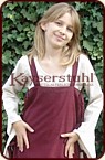 Mittelalterliches Kinder-&Uuml;berkleid "Gunilla" in rot