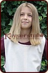 Mittelalterliches Kinder-&Uuml;berkleid "Isidora" in natur
