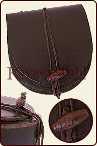 Gürteltasche mit Holzknopf
