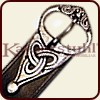 Schnalle des wikingerzeitlichen Langg&uuml;rtels (4,0 cm), schwarz