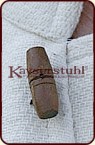 Handgewebtes Hemd mit Holzkn&ouml;pfen, Detail