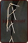 Gr&uuml;nes Schn&uuml;rhemd (Detail)