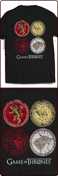 Game Of Thrones T-Shirt "House Crests"