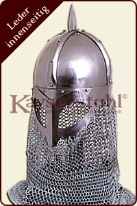 Wikinger Brillenhelm mit Kettenbrünne