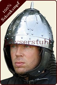 Spangenhelm mit Wangenklappen und Kettenbrünne "Baldenheim"
