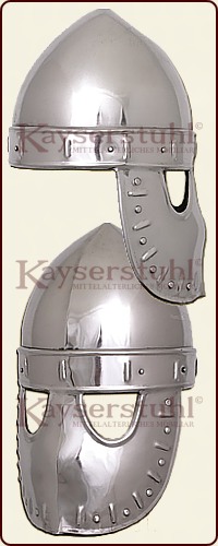 Italo-normannischer Helm mit Gesichtsmaske