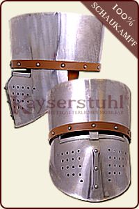 Fr&uuml;her Topfhelm mit Gesichtsmaske Typ II