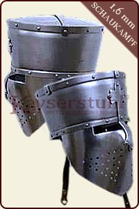 Fr&uuml;her Topfhelm mit Gesichtsmaske Typ IV
