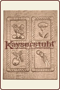 Geb&auml;ckform (Vier Motive)