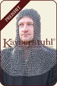 Kettenhaube, Flachring Rundniete, ID: 9mm