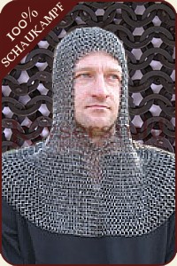 Kettenhaube, Flachring Keilniete, ID: 8mm