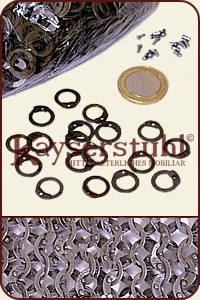 Flachringe (1 kg) unbehandelt, ID: 8mm