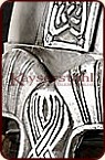 Punzierter Wikingerhelm (Detail)