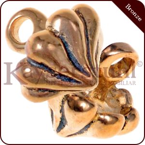 Pilzförmiger Knopf aus Bronze (Stück)