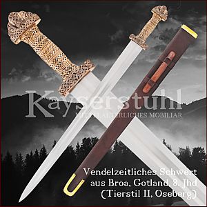Vendelzeitliches Schwert aus Gotland, 8. Jhd., inkl. Scheide