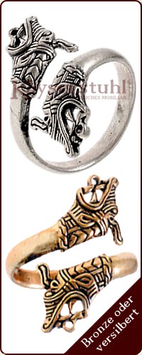 Wikingerzeitlicher inspirierter Ring "Haithabu"