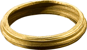 Goldfund aus einem keltischen Prunkgrab bei Hochdorf (Nähe Stuttgart) um 540 v. Chr.