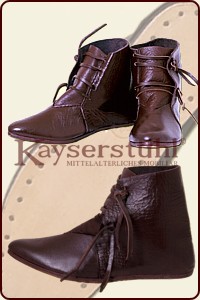 Mittelalterliche Schn&uuml;rschuhe