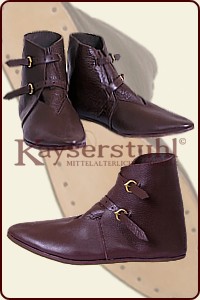 Mittelalterliche Schnallenschuhe