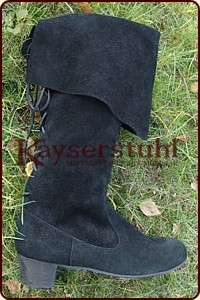 Kniehoher Musketierstiefel mit Absatz
