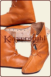 Wikingerschuhe "Olav" mit Schlaufenverschluss