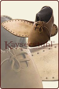 Hochmittelalterliche Schn&uuml;rschuhe