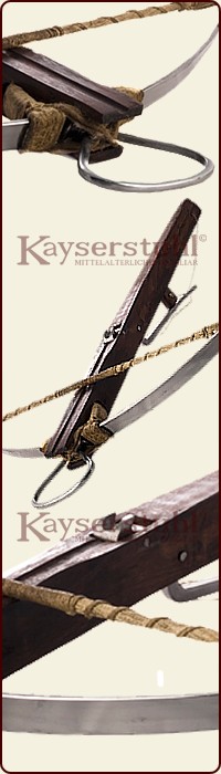 Mittelalterliche Armbrust 80 cm (funktionsf&auml;hig) 