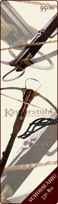 Armbrust mit Spannhilfe (voll funktionsf&auml;hig)