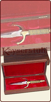 Holzschatulle f&uuml;r Damendolch