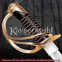 Schwerer U.S. Kavallerie-Säbel 1860 mit Scheide (Cold Steel)