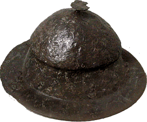 Langobardischer Schildbuckel, 6. Jhd. n. Chr., Fund aus Fornovo San Giovanni