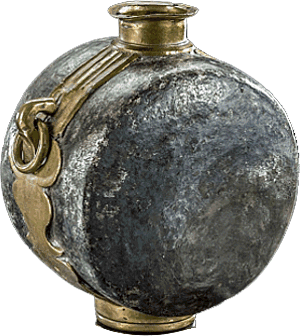 Laguncula/Ampulla, 3. Jh. n. Chr. (Römische Feldflasche) Original
