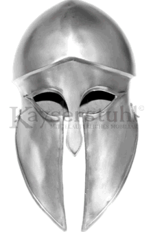 Korintherhelm "Denda" aus verzinntem Stahl
