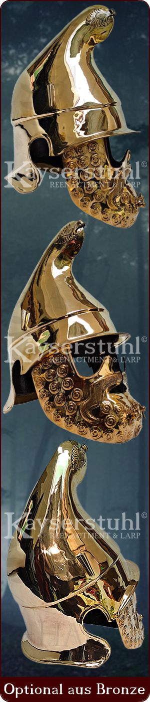 Thrakischer Hoplitenhelm im phrygischen Stil (6. Jh. v. Chr.) aus Messing