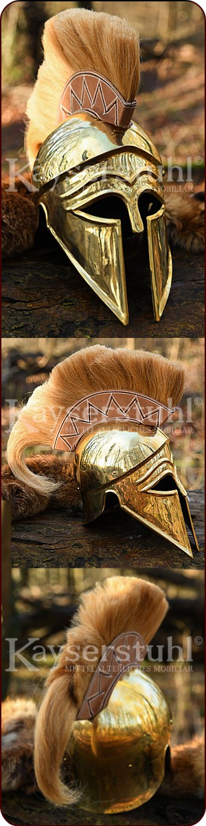 Korintherhelm mit Helmbusch