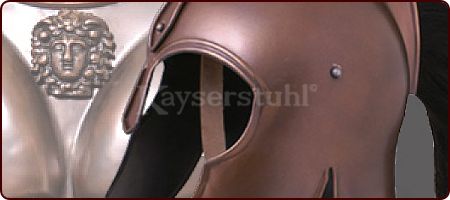 Trojanischer Helm mit Helmbusch
