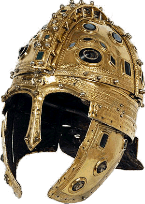 Spätrömischer Helm (Berkasovo/1), Berkasovo-Typ, frühes 4. Jahrhundert. Gefunden 1955 in der Nähe des Dorfes Berkasovo (Serbien)