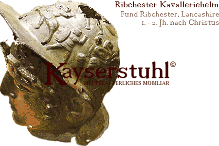 Originalfund: Ribchester Kavalleriehelm mit Gesichtsmaske