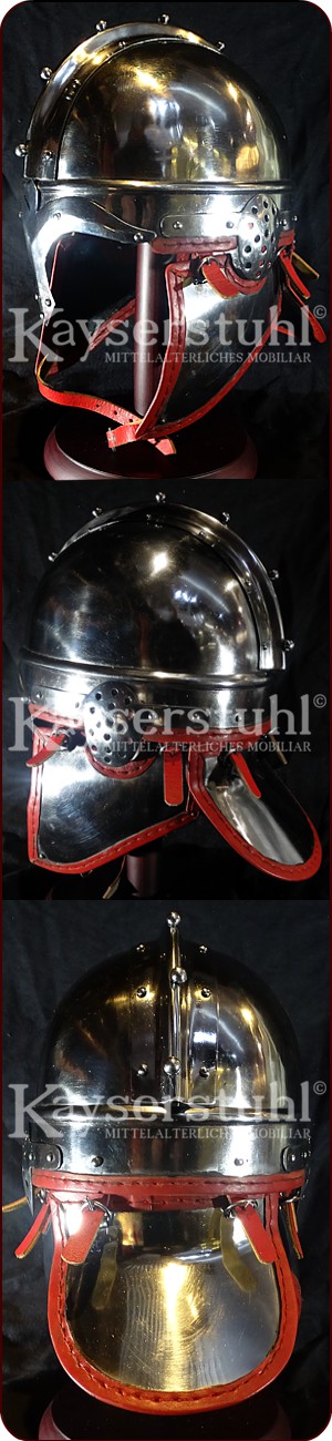 Spätrömischer Kammhelm "Typ Koblenz" (Stahl)