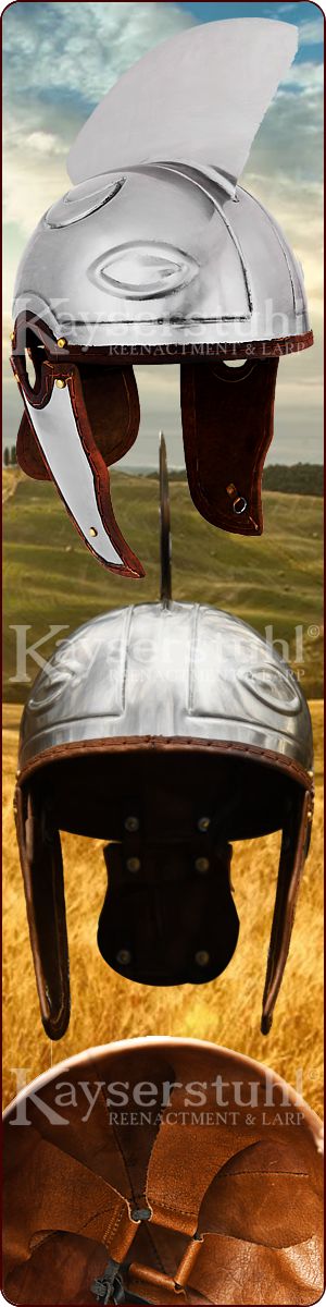 Spätrömischer Zenturio-Kammhelm 'Intercisa IV' (Intercisa)