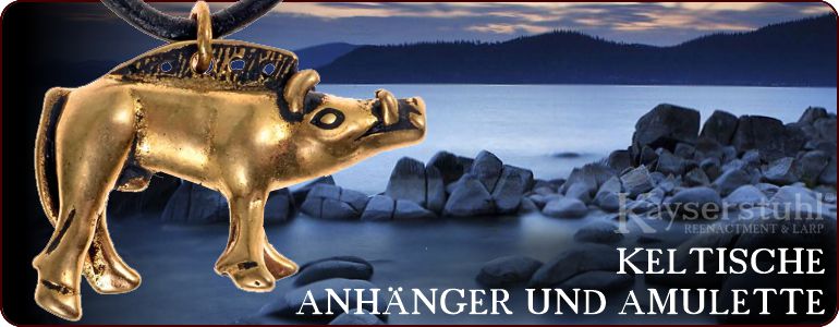 KELTISCHE ANHÄNGER & AMULETTE
SCHMUCKBRONZE / SILBER 925