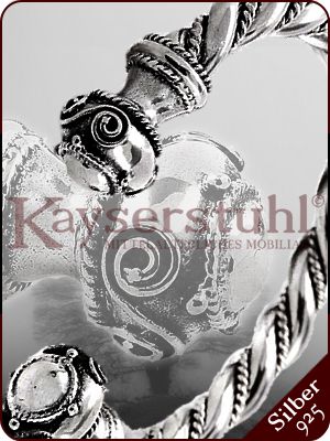 Massiver keltischer Armreif "Torques-Style" (Silber)