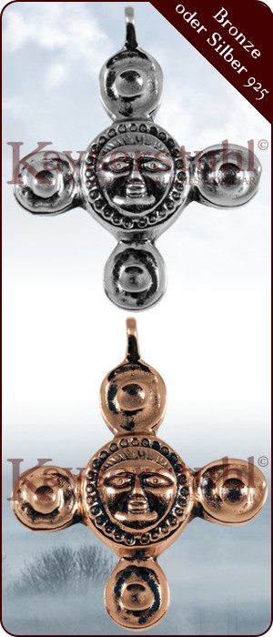 Keltisches Sonnenamulett (Bronze)